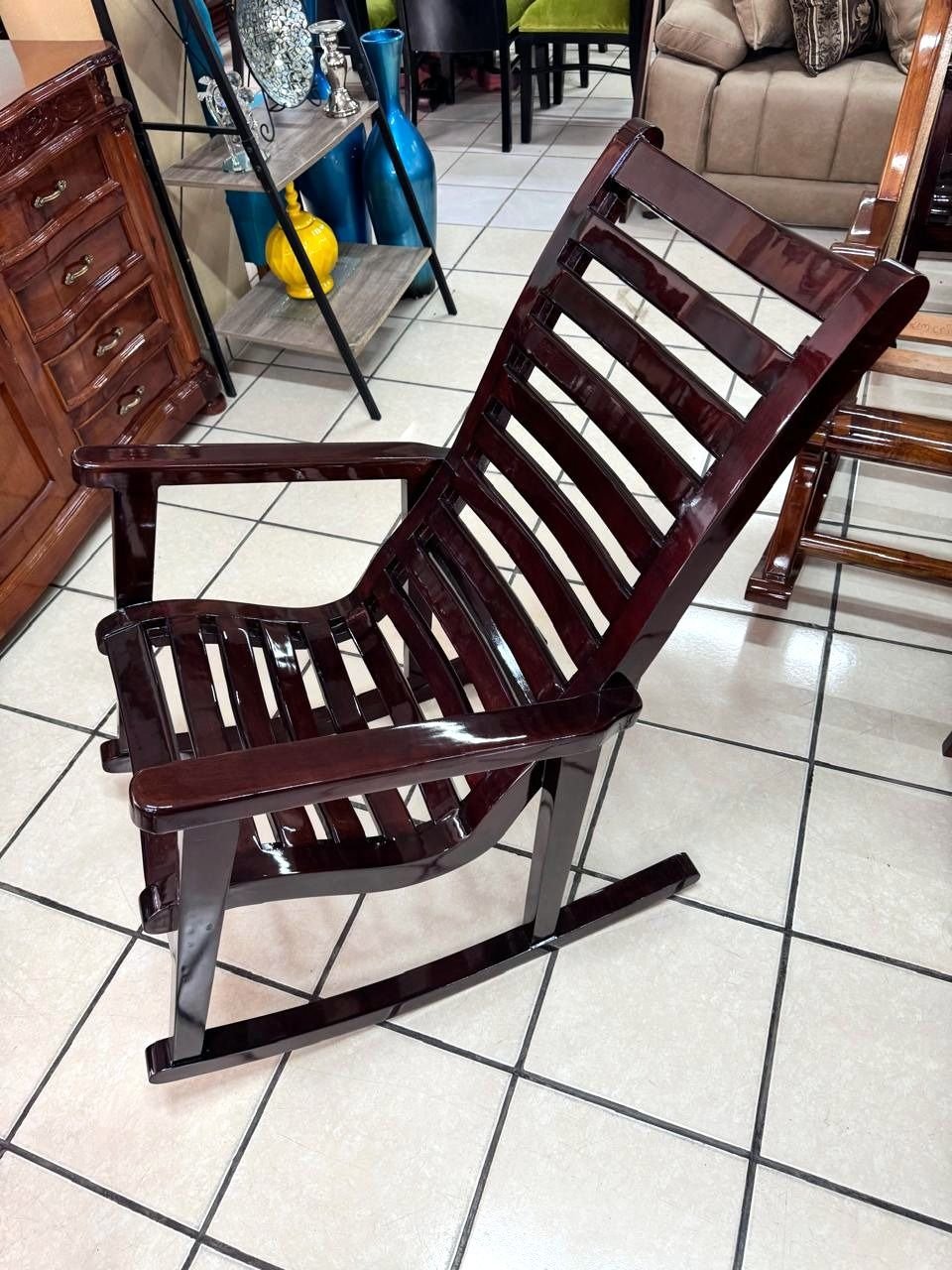 Mecedora de listones — mecedoras de cedro hecho a mano, Muebles Breymar