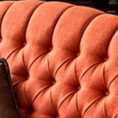 Tela Tweed terracota para tapizar muebles